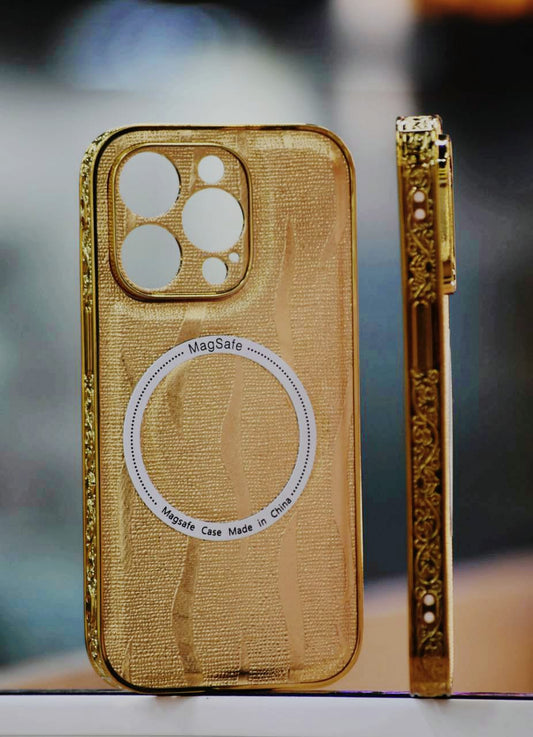 IPhone case gold design